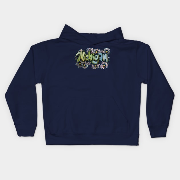 Michigan Kids Hoodie by bubbsnugg